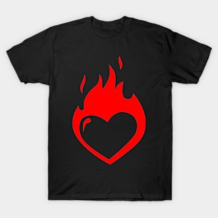 Flaming Heart T-Shirt